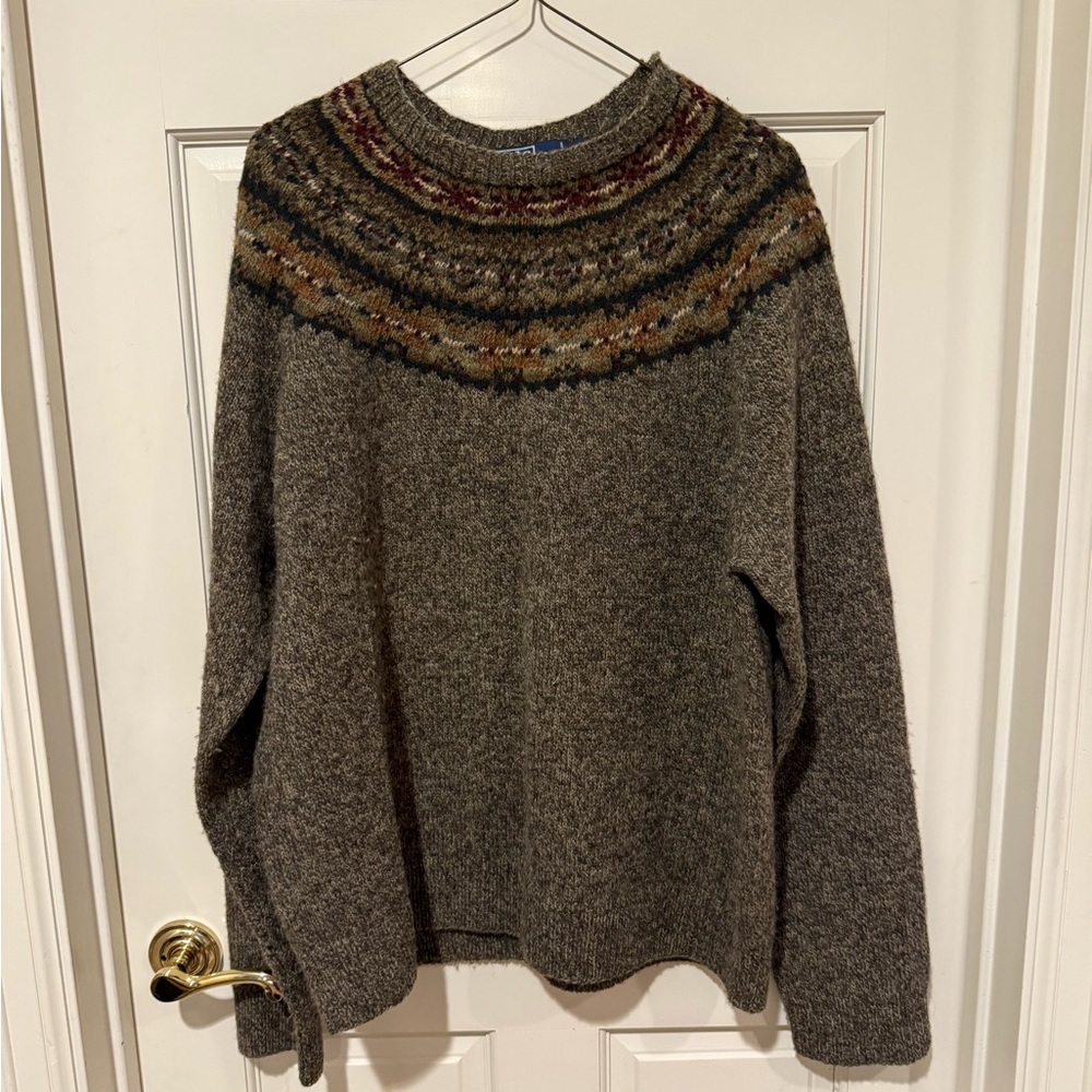Vintage Ralph Lauren Handknit Sweater  Women’s size XL